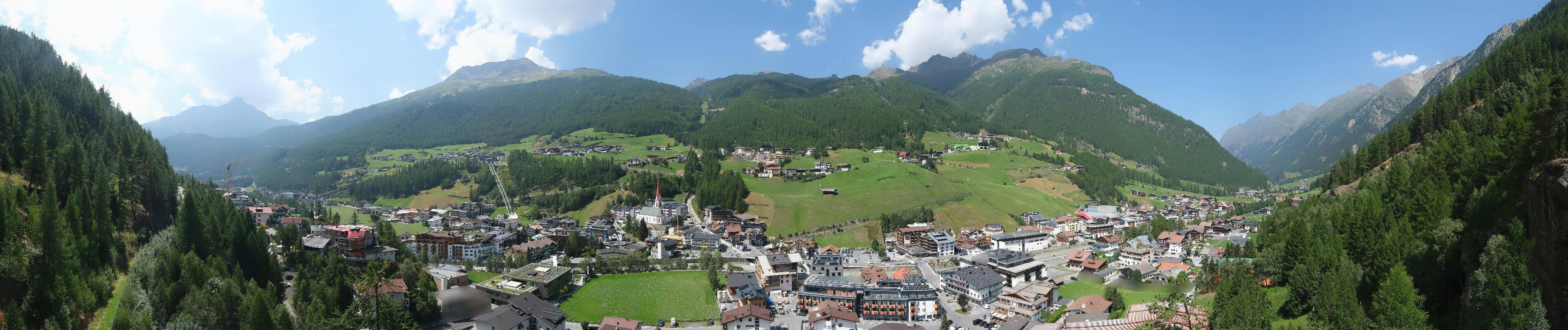 Archiv Foto Webcam Sölden - Ortspanorama