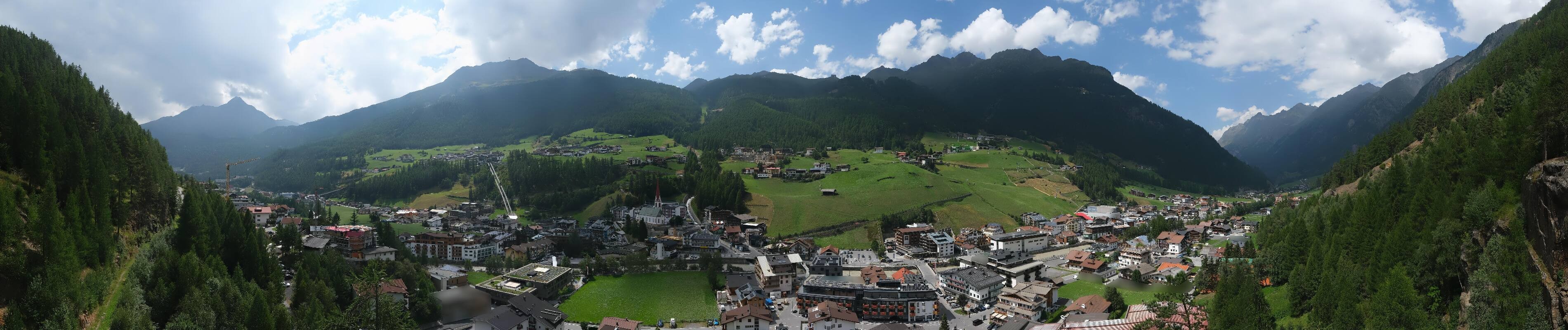 Archiv Foto Webcam Sölden - Ortspanorama