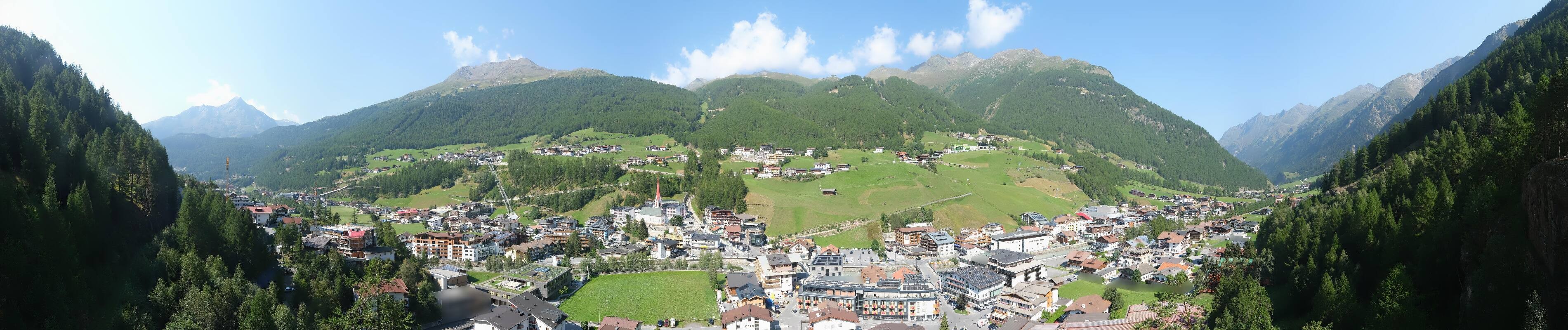 Archiv Foto Webcam Sölden - Ortspanorama