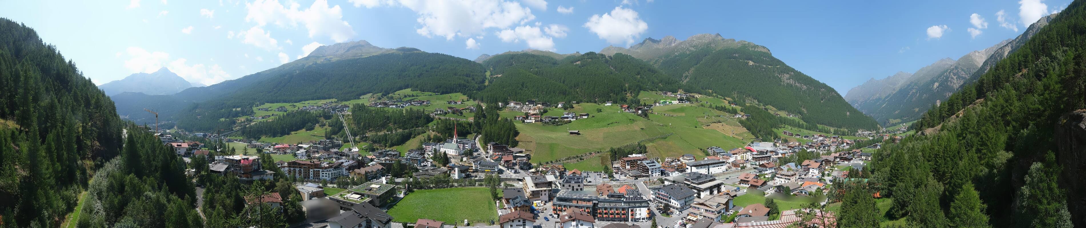Archiv Foto Webcam Sölden - Ortspanorama