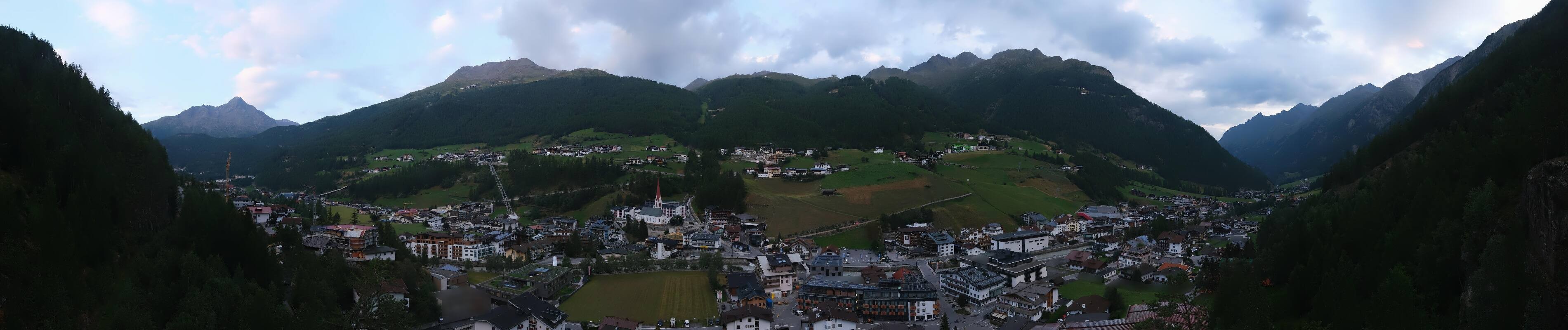 Archiv Foto Webcam Sölden - Ortspanorama