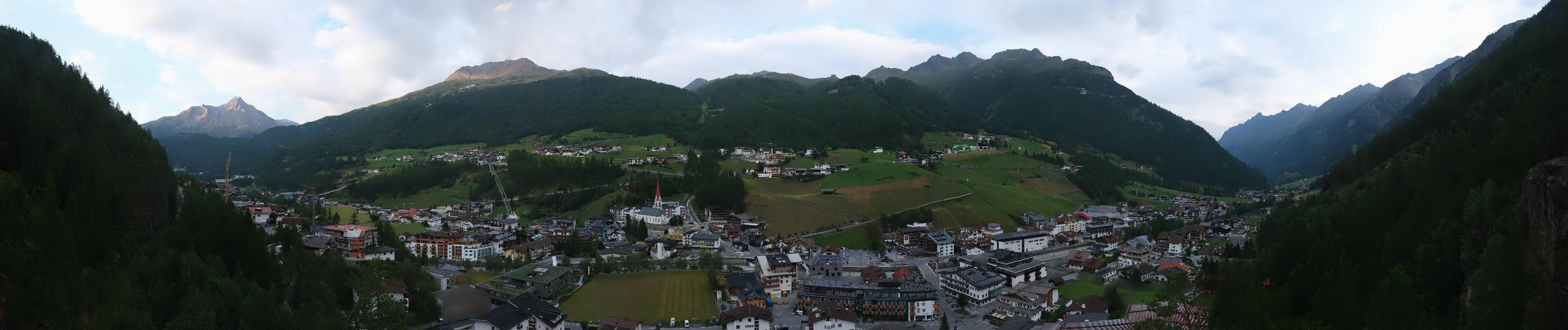 Archiv Foto Webcam Sölden - Ortspanorama