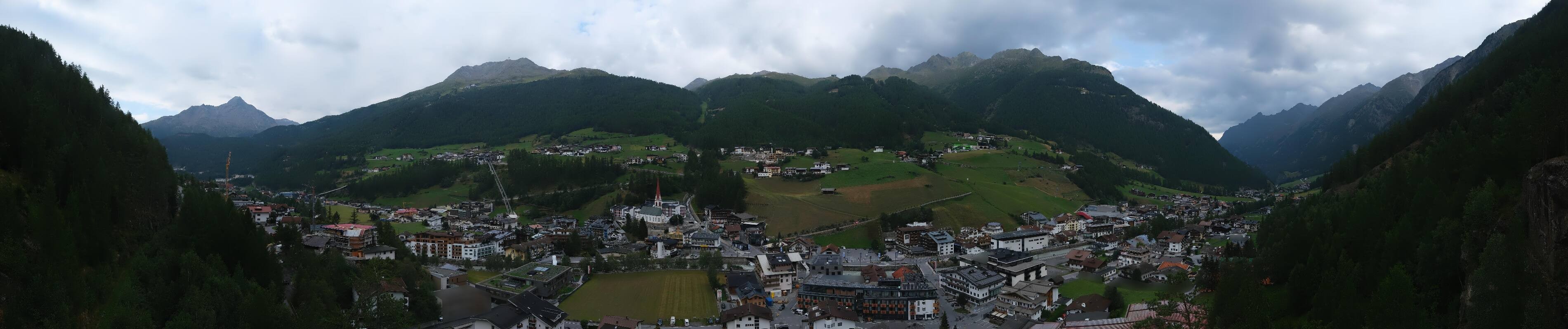 Archiv Foto Webcam Sölden - Ortspanorama
