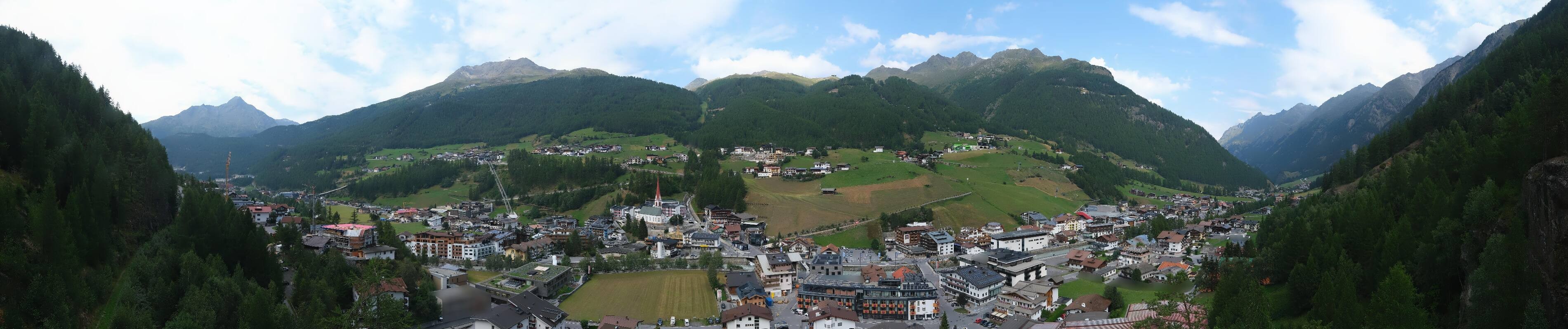 Archiv Foto Webcam Sölden - Ortspanorama