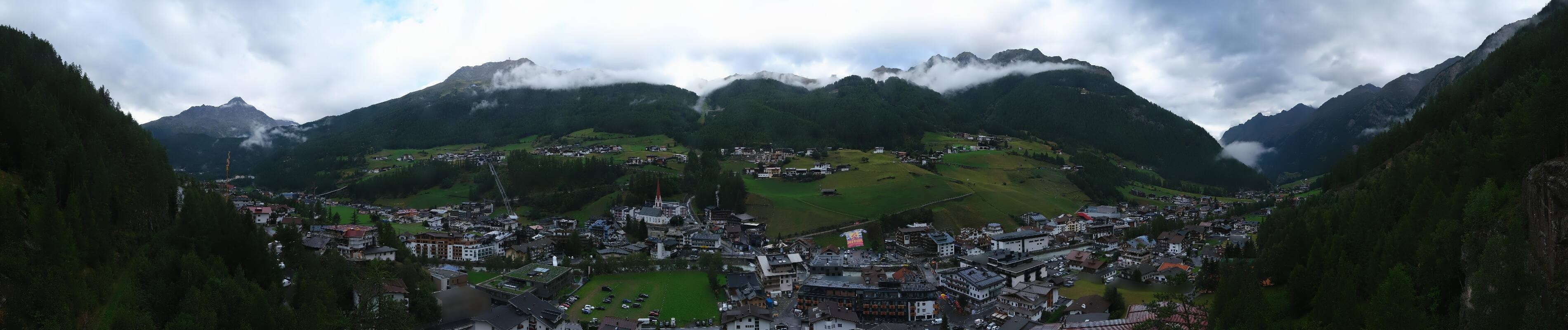 Archiv Foto Webcam Sölden - Ortspanorama