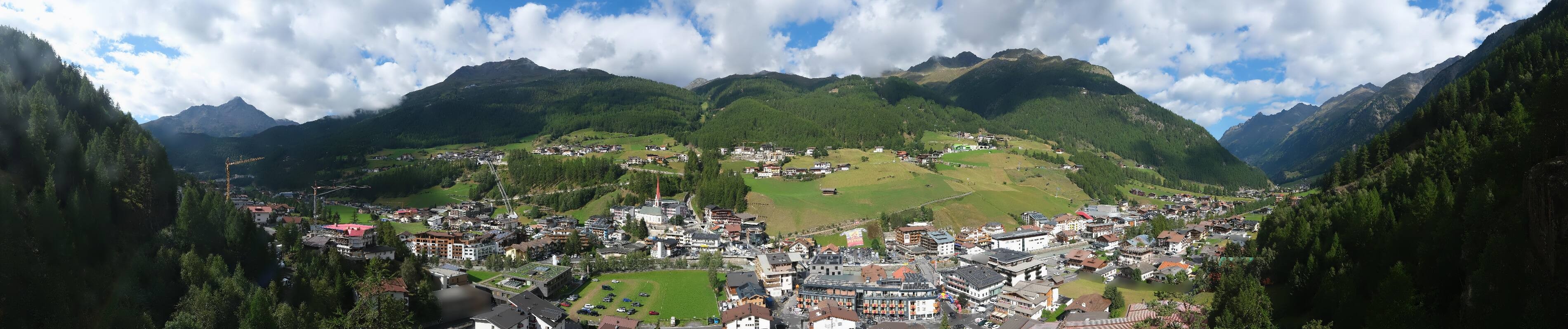 Archiv Foto Webcam Sölden - Ortspanorama