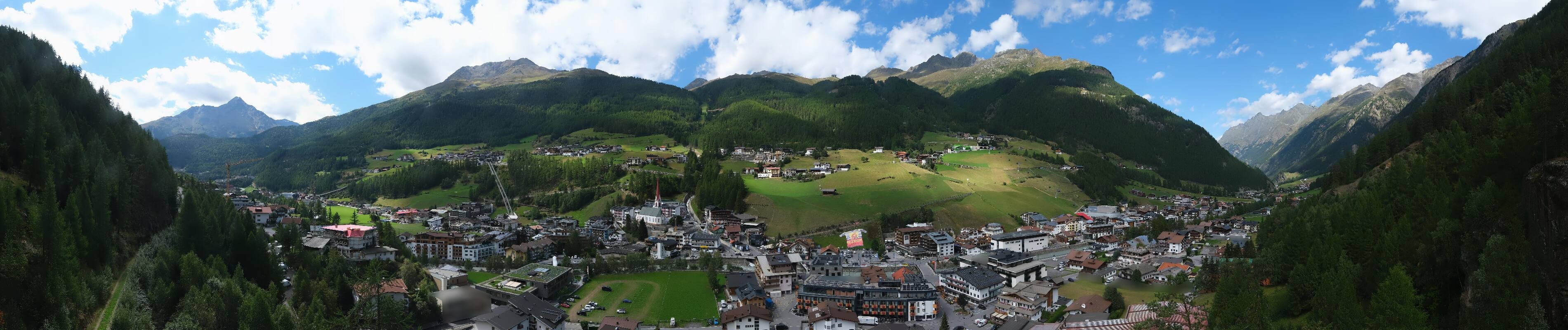 Archiv Foto Webcam Sölden - Ortspanorama