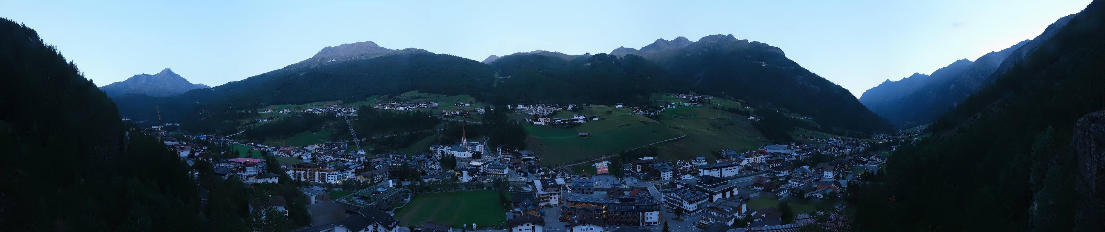 Archiv Foto Webcam Sölden - Ortspanorama