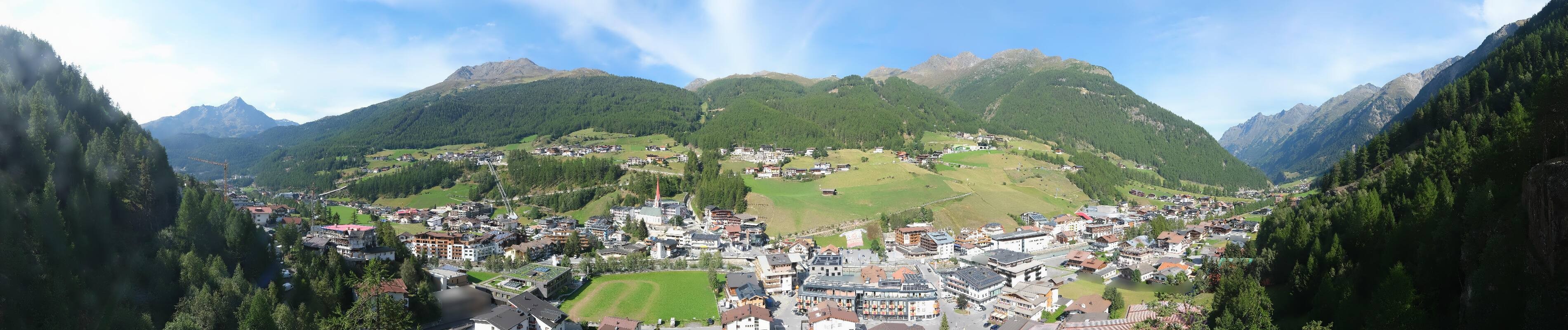 Archiv Foto Webcam Sölden - Ortspanorama