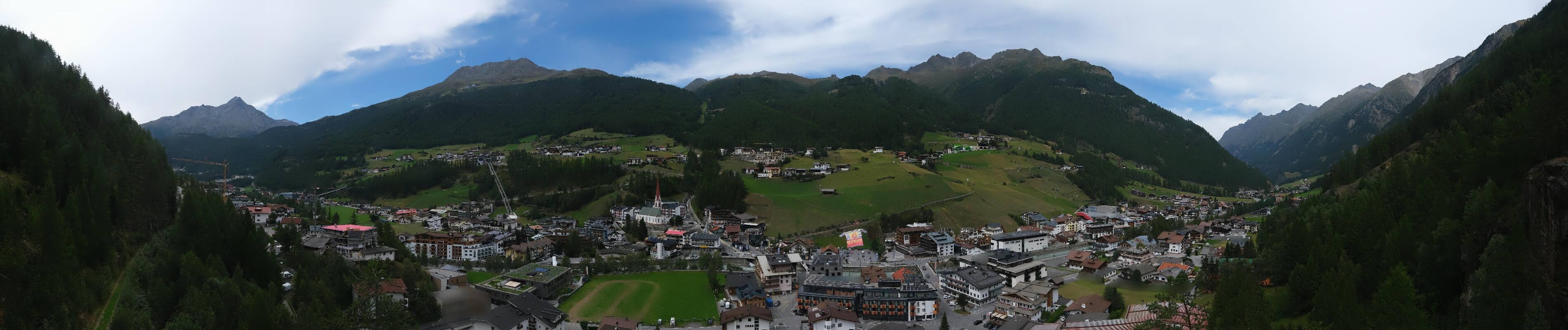 Archiv Foto Webcam Sölden - Ortspanorama