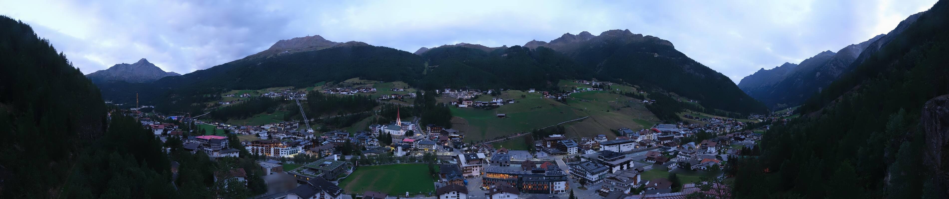 Archiv Foto Webcam Sölden - Ortspanorama