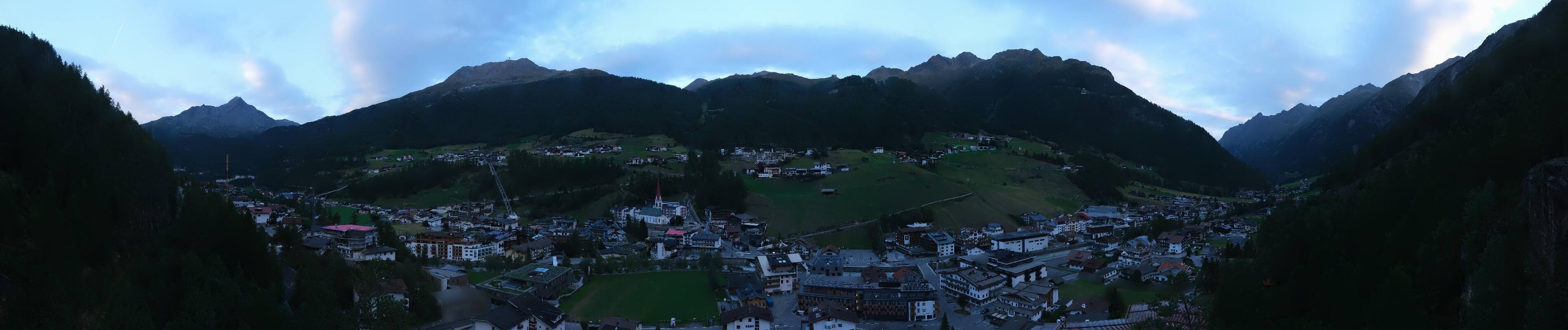 Archiv Foto Webcam Sölden - Ortspanorama