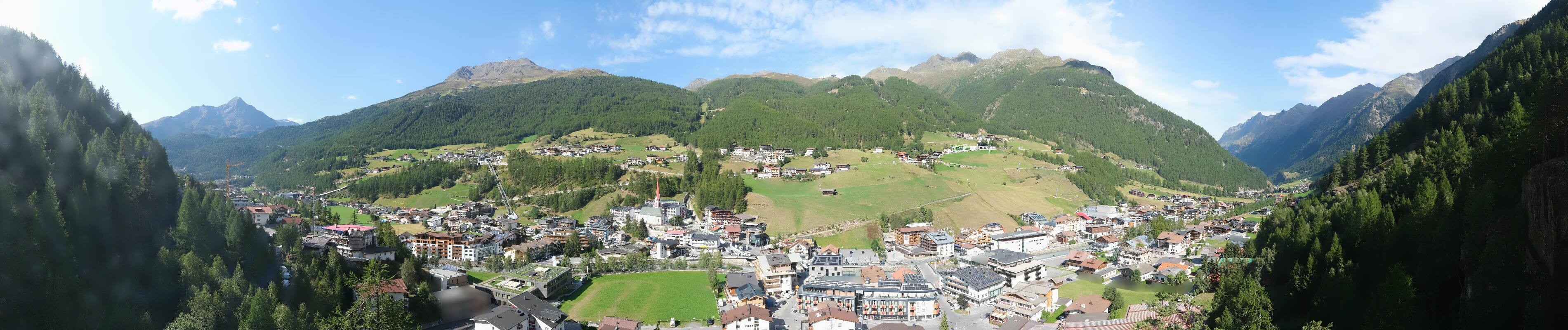 Archiv Foto Webcam Sölden - Ortspanorama