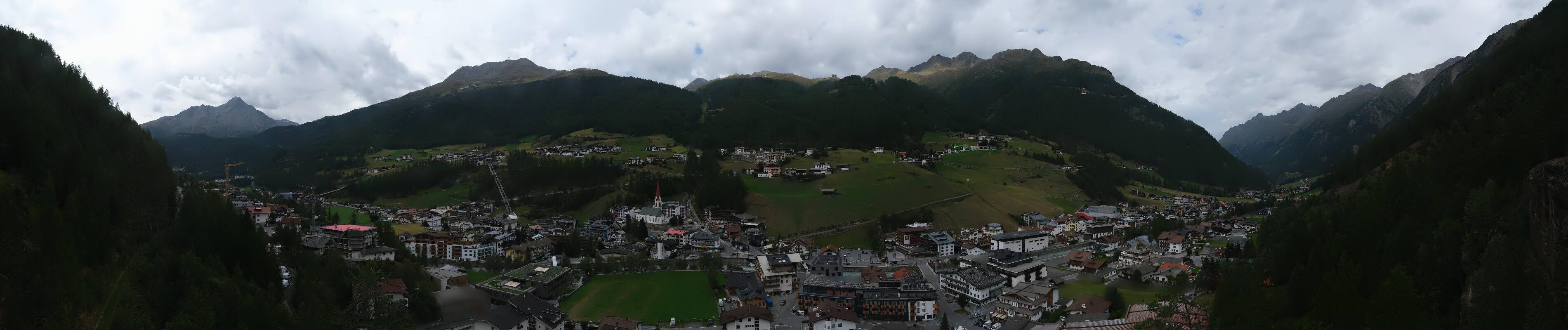 Archiv Foto Webcam Sölden - Ortspanorama