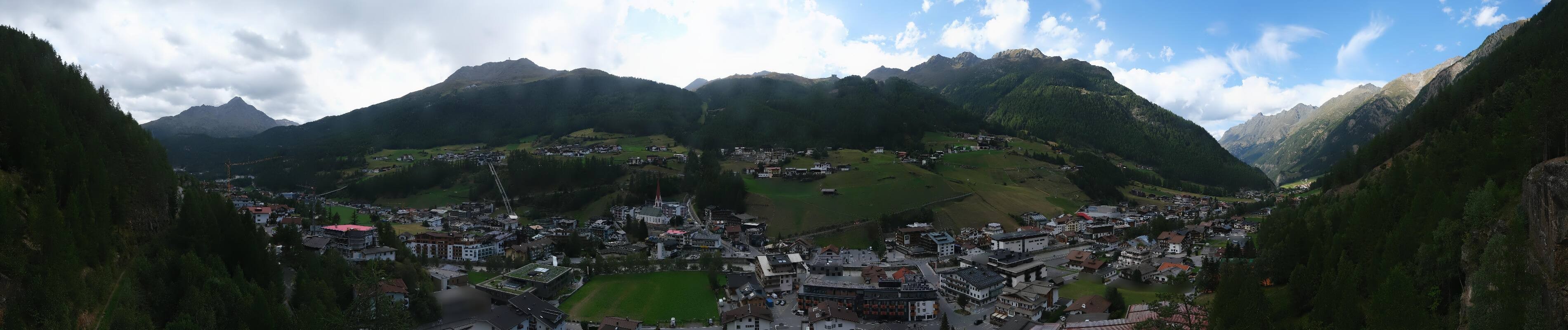 Archiv Foto Webcam Sölden - Ortspanorama