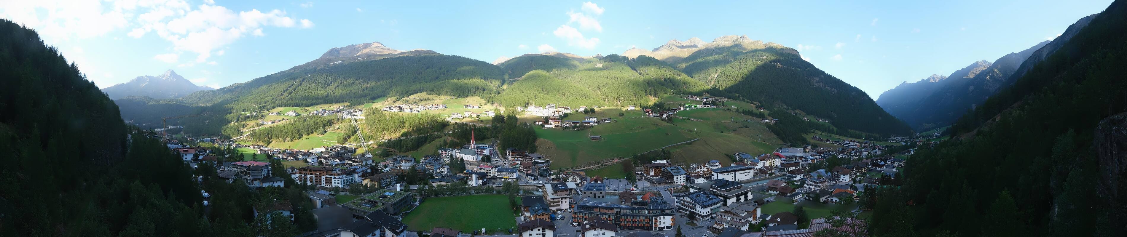 Archiv Foto Webcam Sölden - Ortspanorama