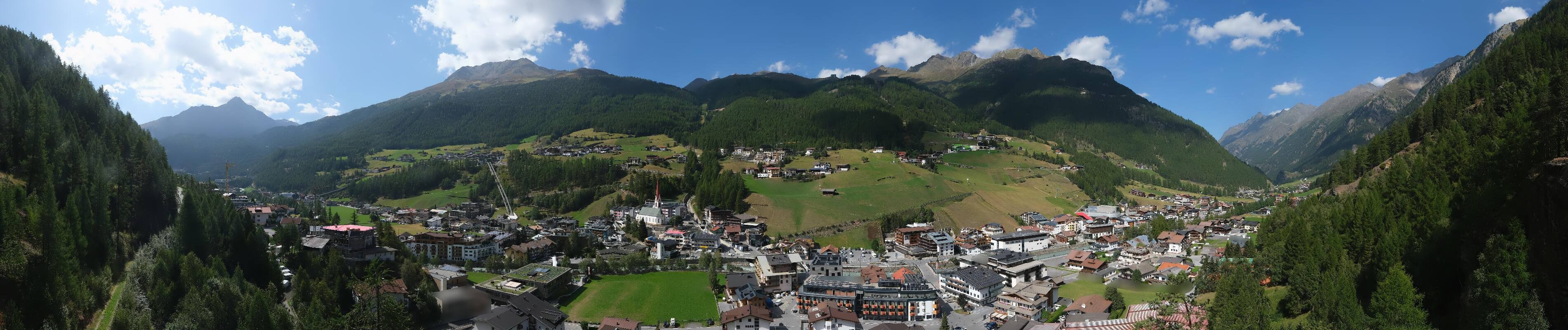 Archiv Foto Webcam Sölden - Ortspanorama