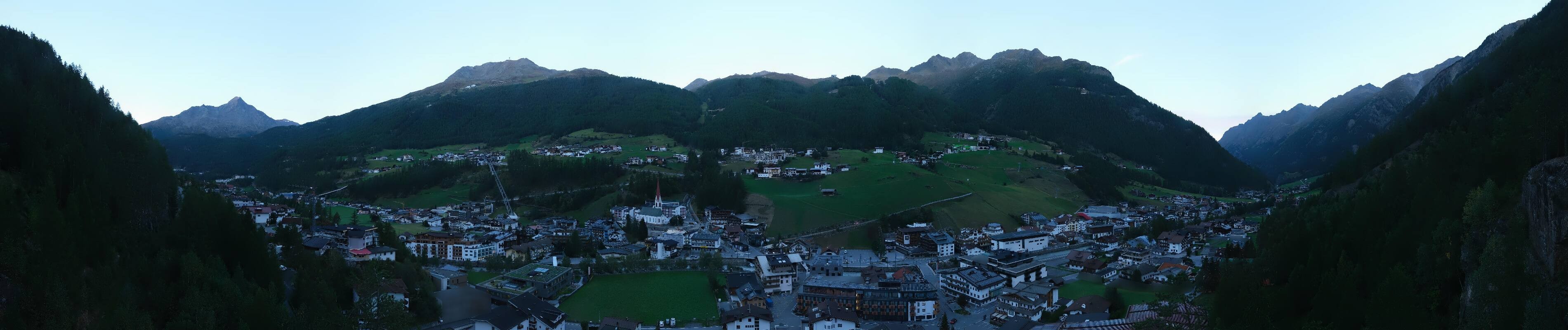 Archiv Foto Webcam Sölden - Ortspanorama