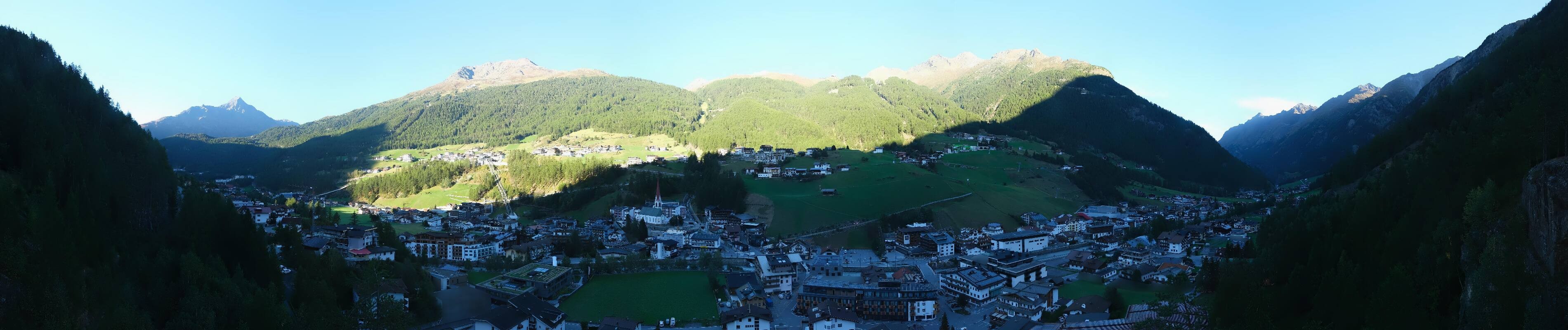 Archiv Foto Webcam Sölden - Ortspanorama