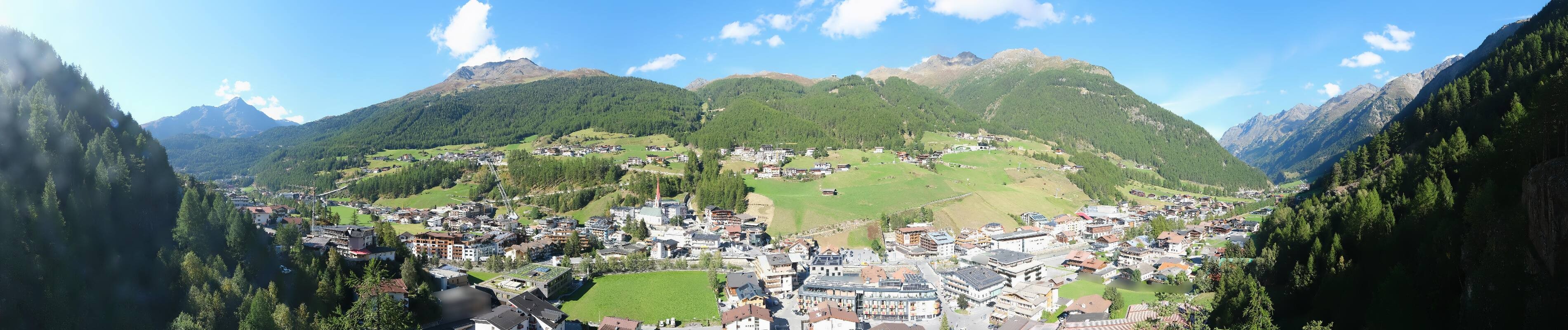 Archiv Foto Webcam Sölden - Ortspanorama