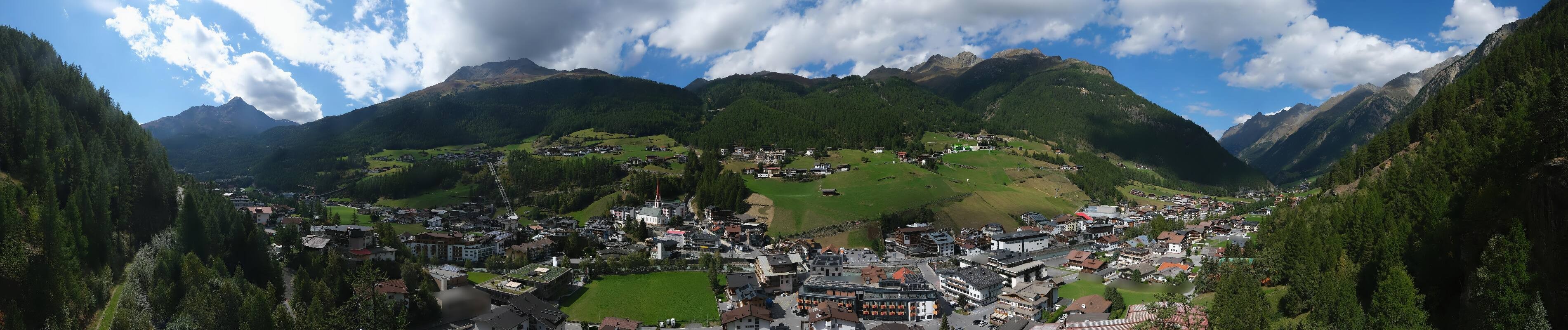 Archiv Foto Webcam Sölden - Ortspanorama