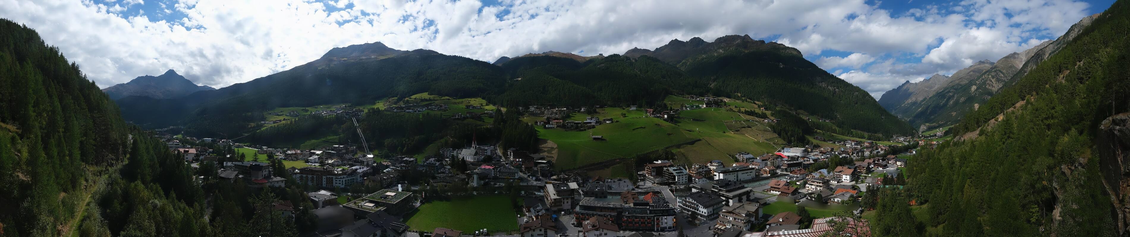 Archiv Foto Webcam Sölden - Ortspanorama