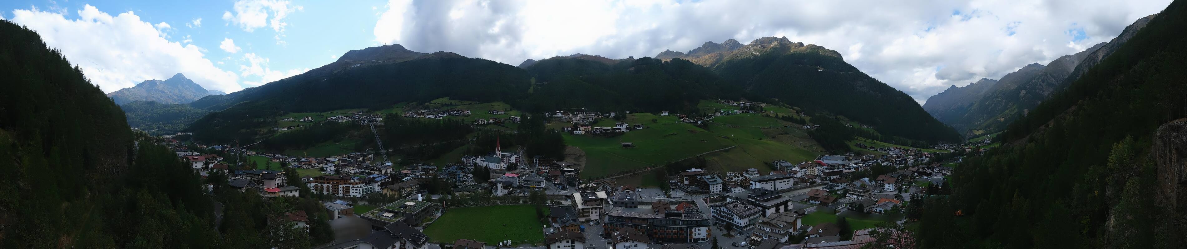 Archiv Foto Webcam Sölden - Ortspanorama