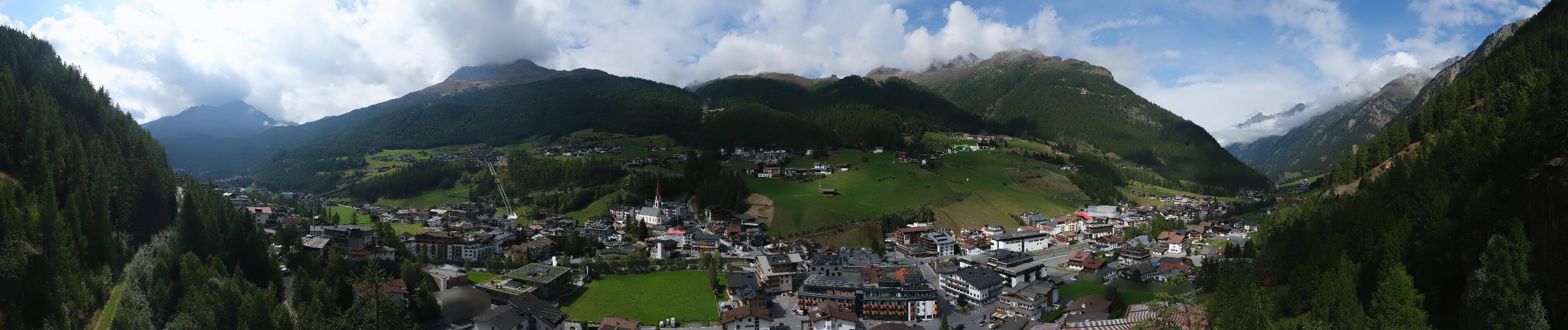 Archiv Foto Webcam Sölden - Ortspanorama