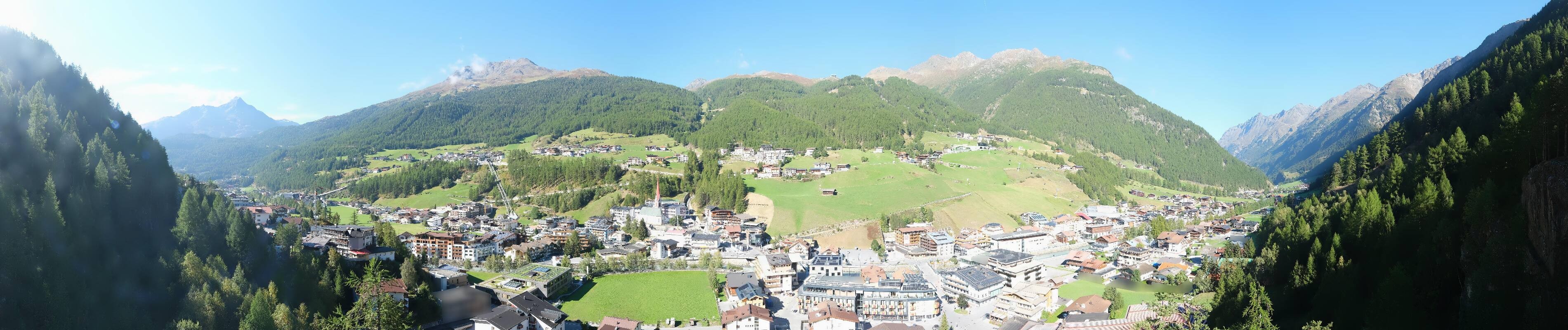 Archiv Foto Webcam Sölden - Ortspanorama