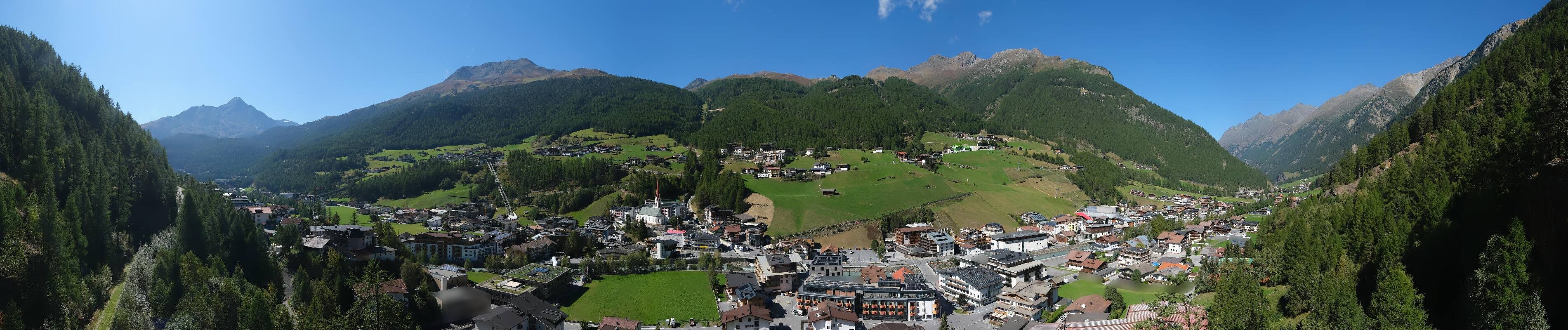 Archiv Foto Webcam Sölden - Ortspanorama