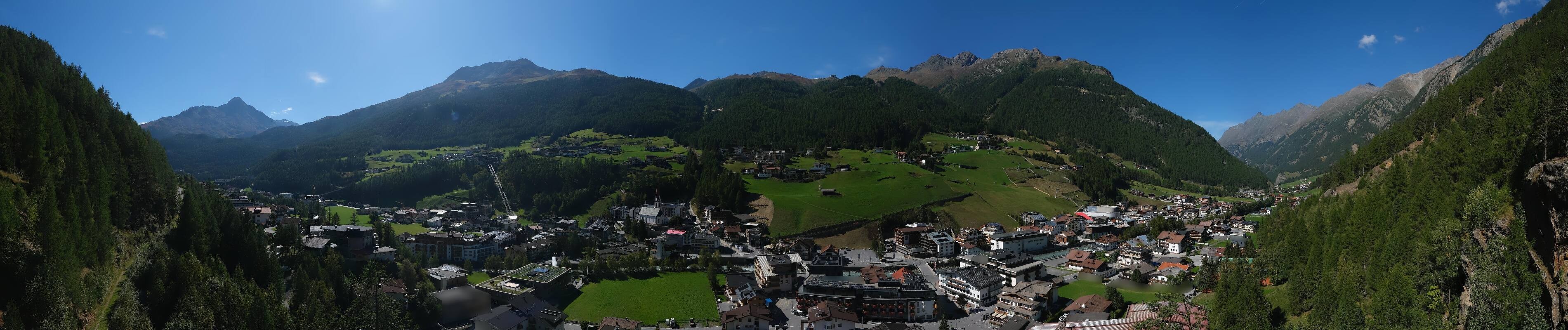 Archiv Foto Webcam Sölden - Ortspanorama