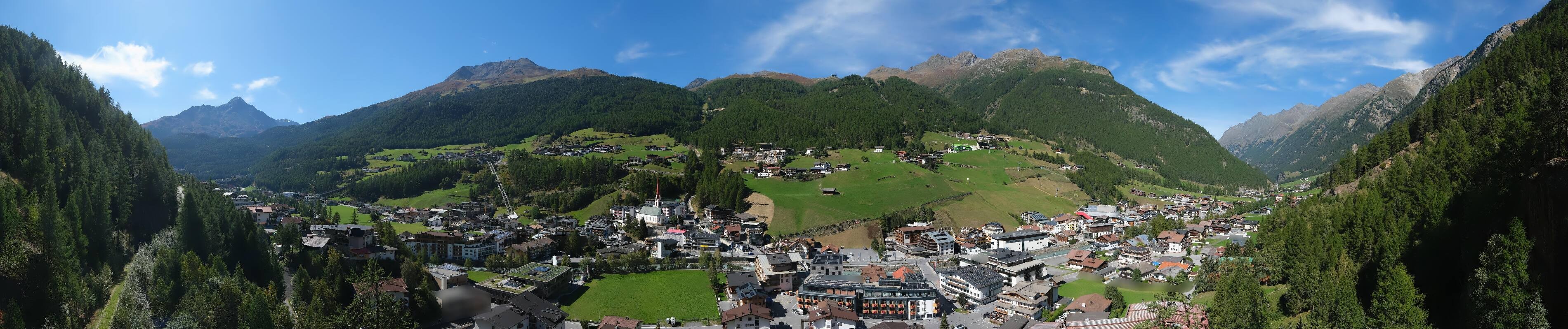 Archiv Foto Webcam Sölden - Ortspanorama