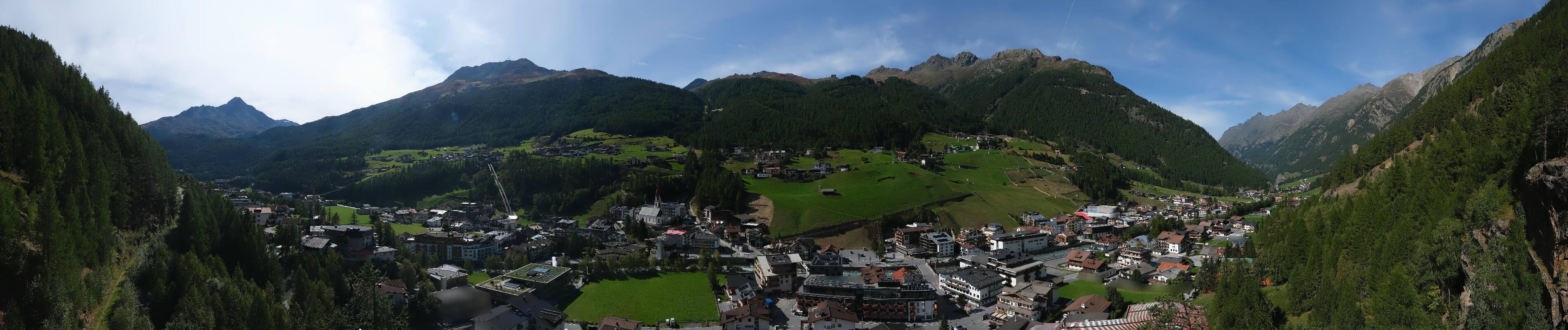 Archiv Foto Webcam Sölden - Ortspanorama