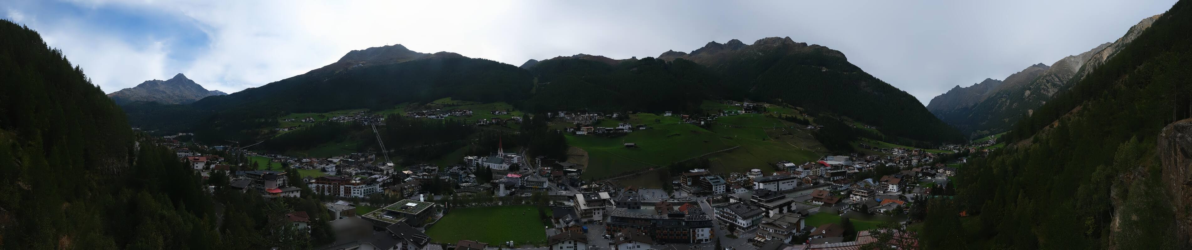Archiv Foto Webcam Sölden - Ortspanorama
