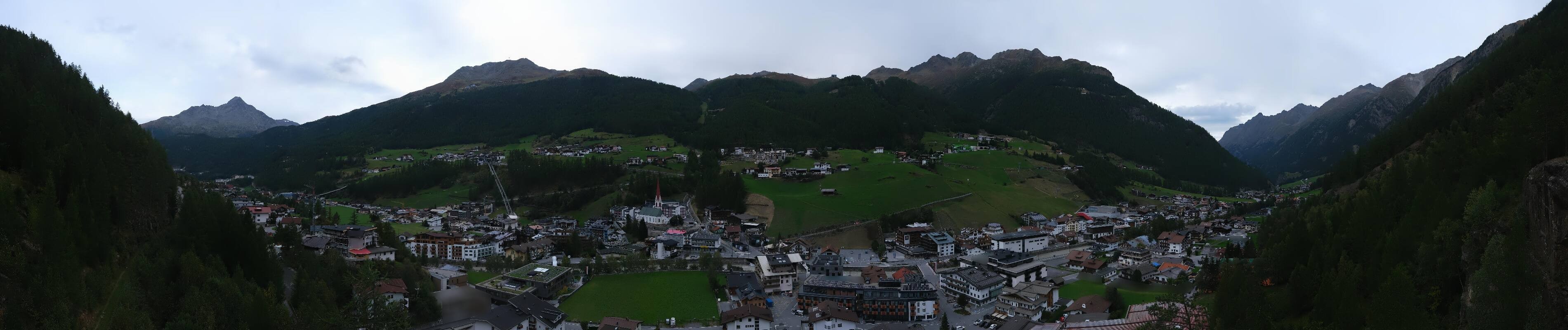 Archiv Foto Webcam Sölden - Ortspanorama