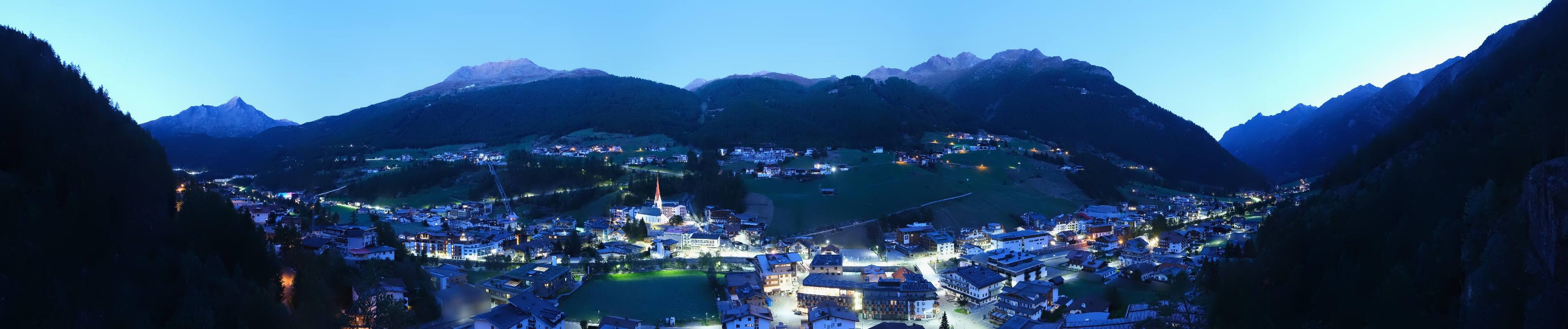 Archiv Foto Webcam Sölden - Ortspanorama