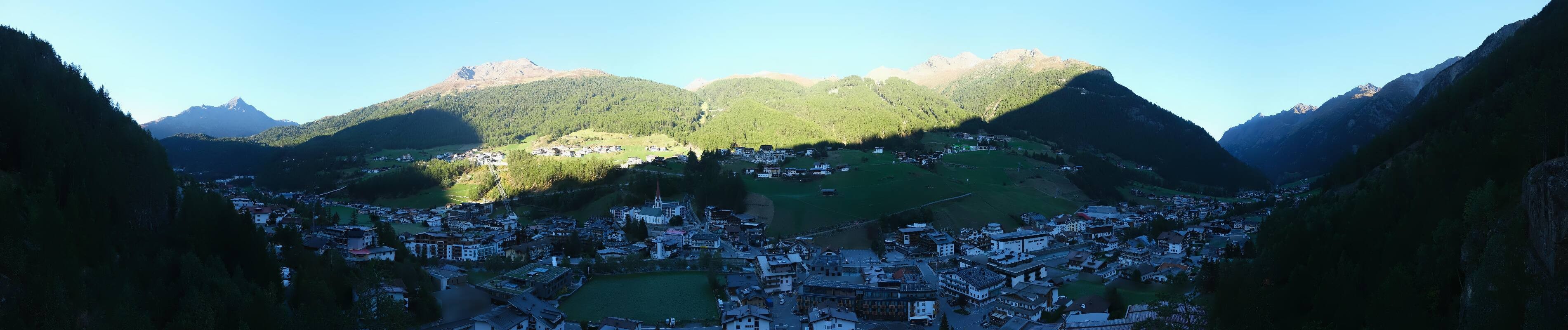 Archiv Foto Webcam Sölden - Ortspanorama