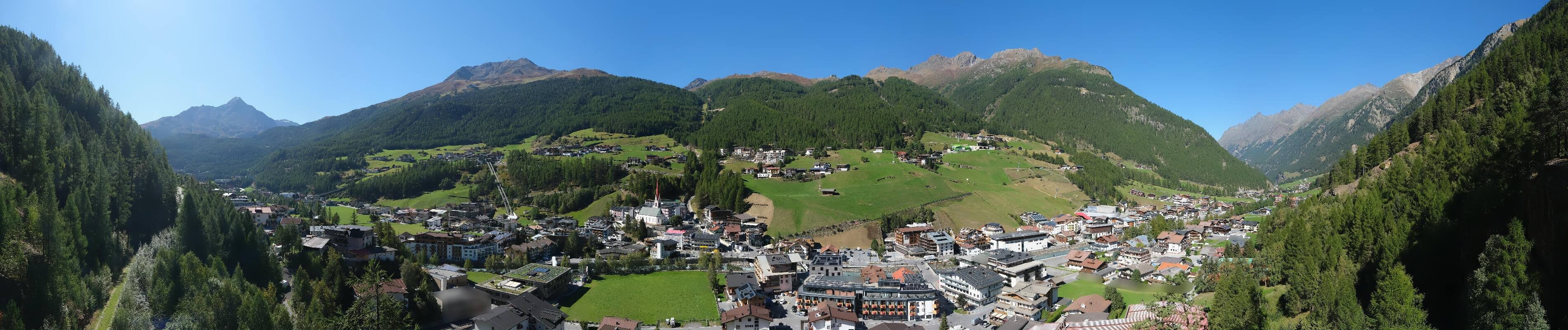 Archiv Foto Webcam Sölden - Ortspanorama