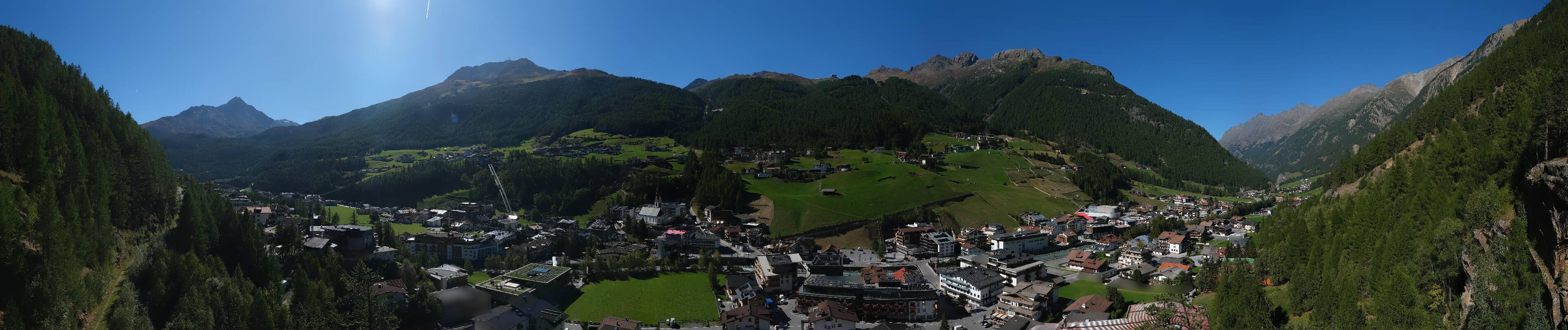 Archiv Foto Webcam Sölden - Ortspanorama
