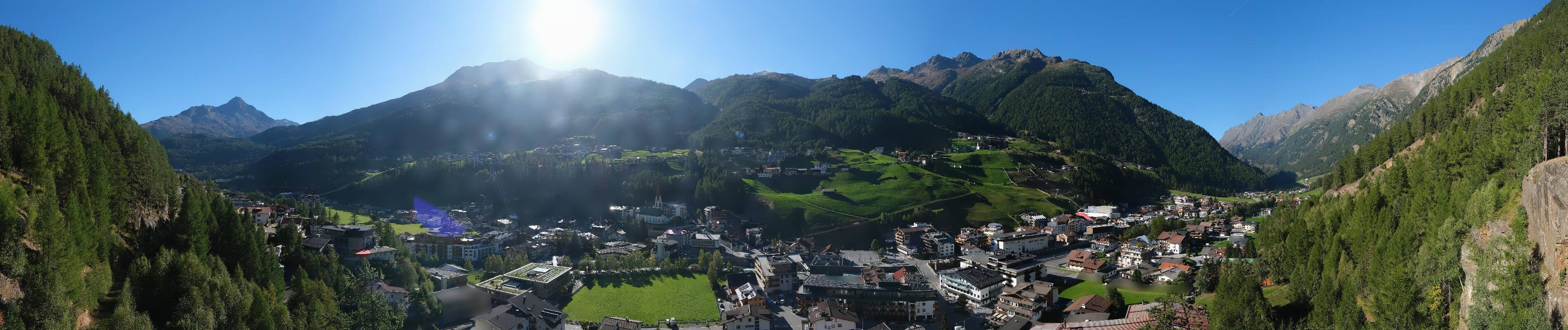 Archiv Foto Webcam Sölden - Ortspanorama