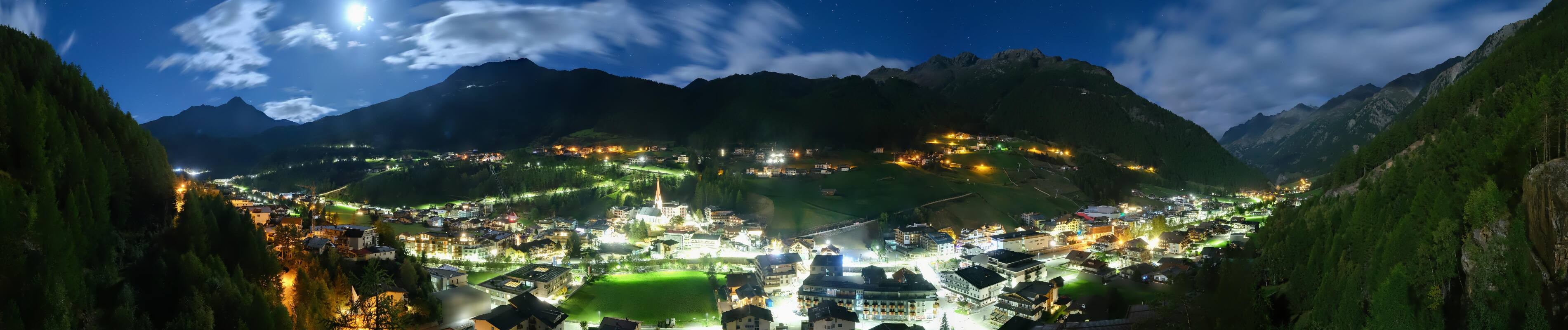 Archiv Foto Webcam Sölden - Ortspanorama
