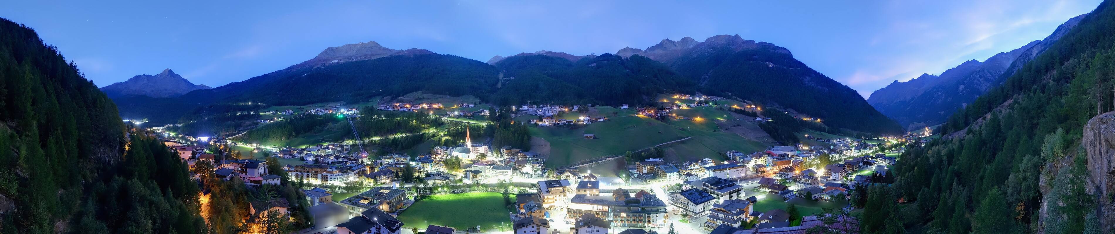 Archiv Foto Webcam Sölden - Ortspanorama