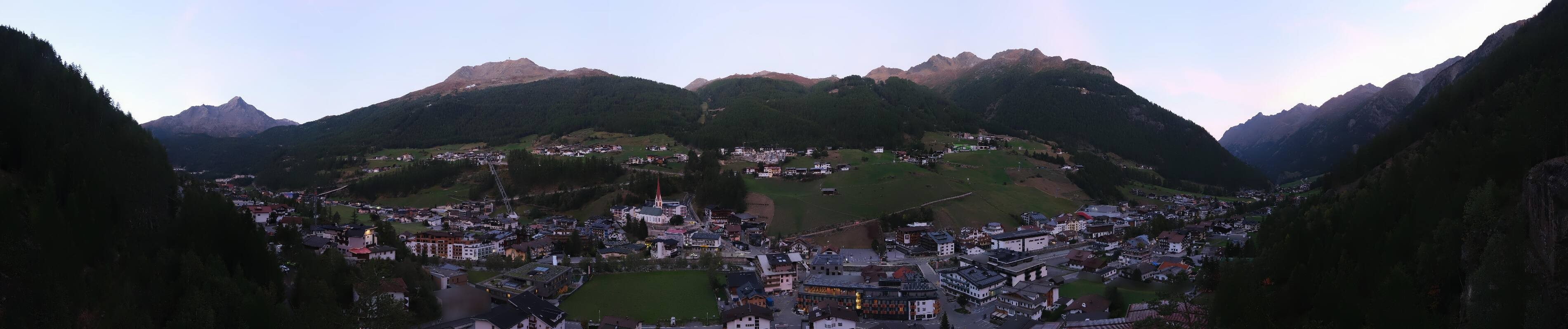 Archiv Foto Webcam Sölden - Ortspanorama