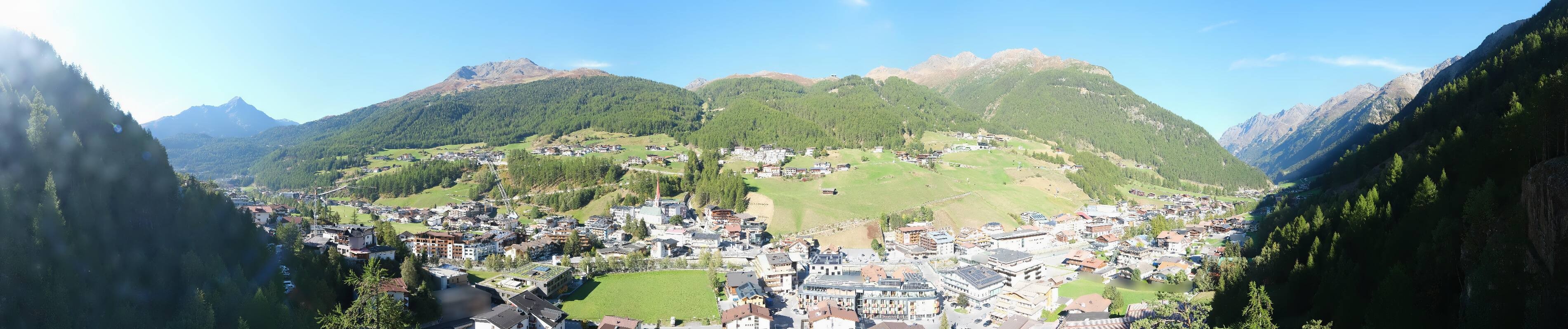 Archiv Foto Webcam Sölden - Ortspanorama