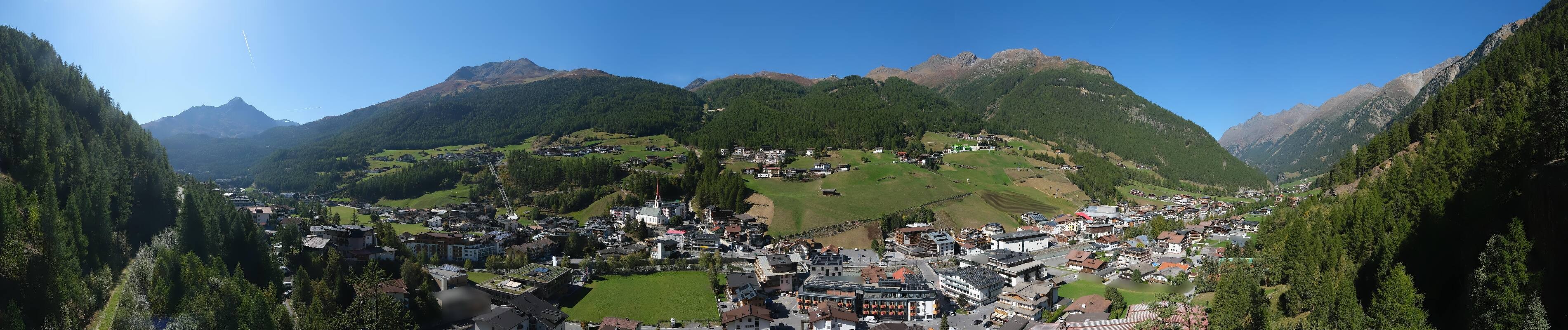 Archiv Foto Webcam Sölden - Ortspanorama