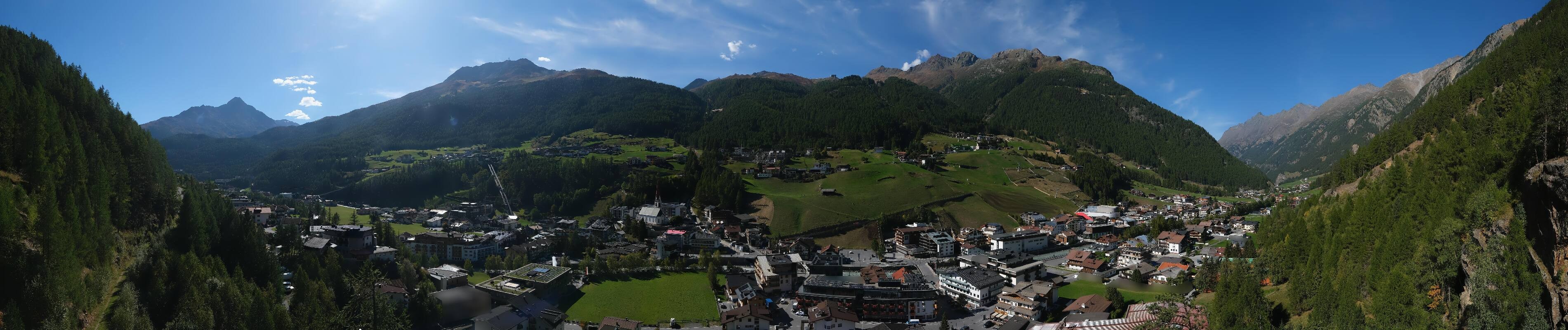 Archiv Foto Webcam Sölden - Ortspanorama