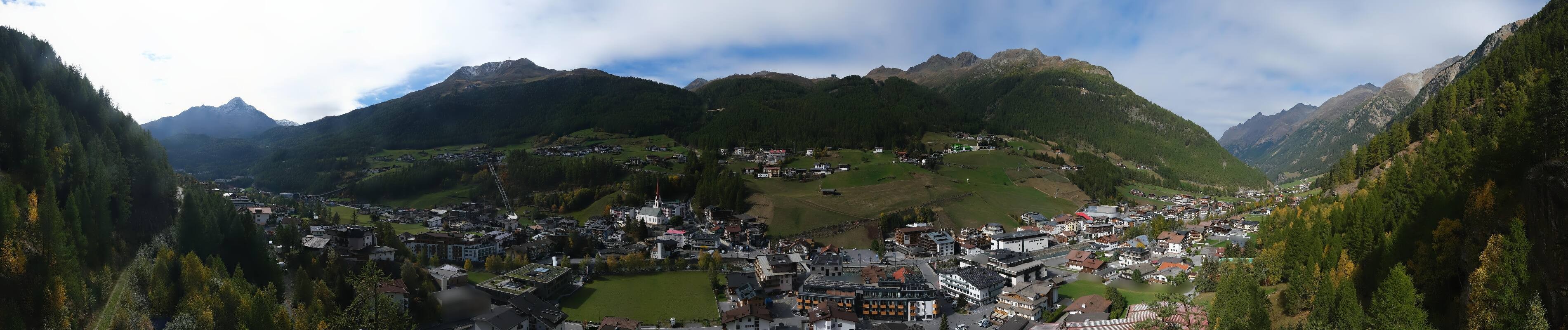 Archiv Foto Webcam Sölden - Ortspanorama