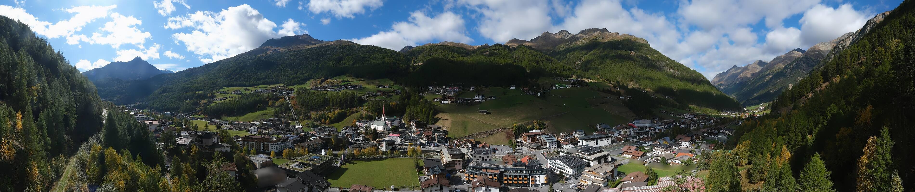 Archiv Foto Webcam Sölden - Ortspanorama