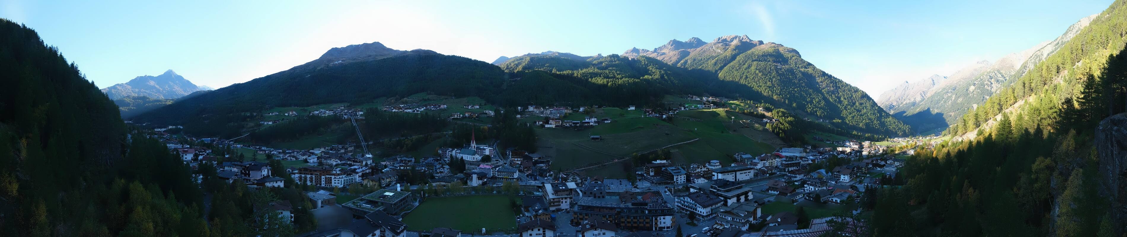Archiv Foto Webcam Sölden - Ortspanorama