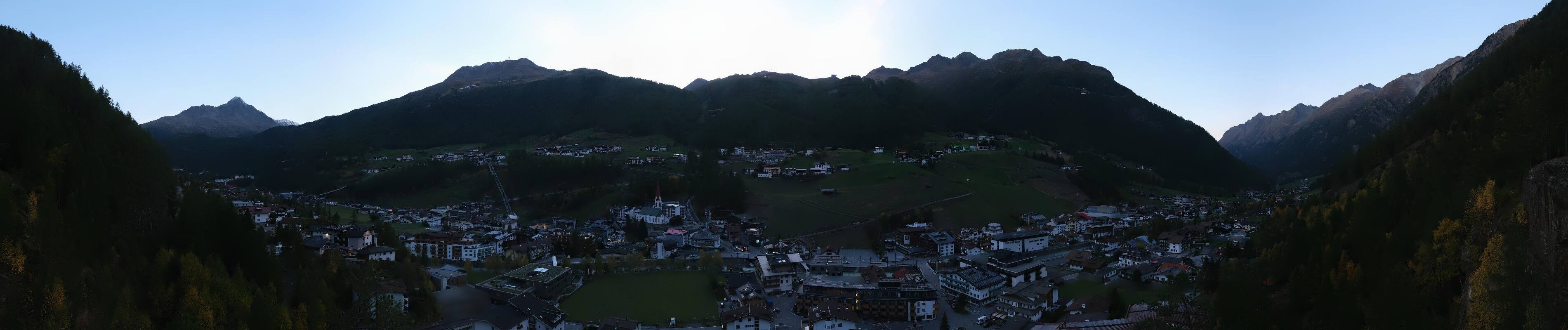 Archiv Foto Webcam Sölden - Ortspanorama